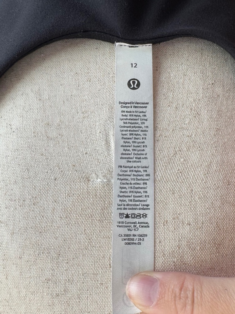 Lululemon | Black Athletic Tennis Dress Built In Bra Shorts Fit Flare - Picture 7 of 8